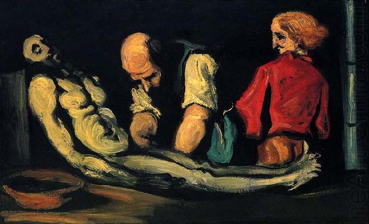 Paul Cezanne Vorbereitung auf das Begrabnis oil painting picture